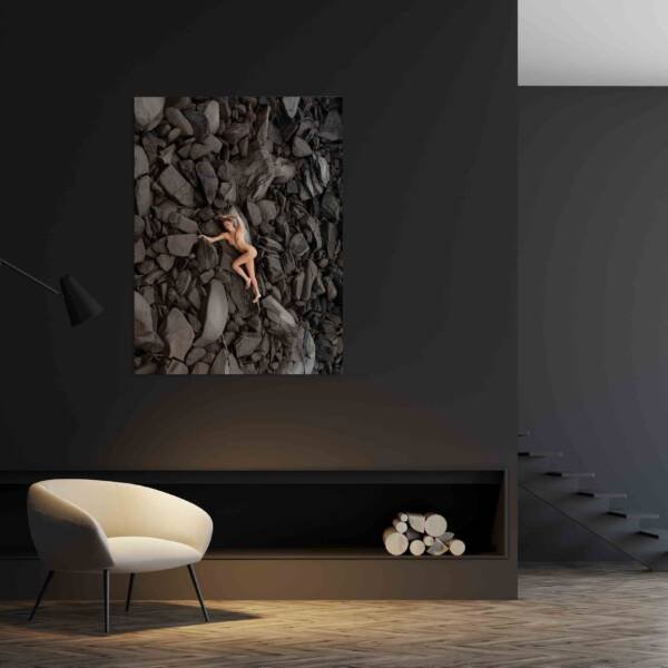 Dancing on lava rocks - Bare Idea Series