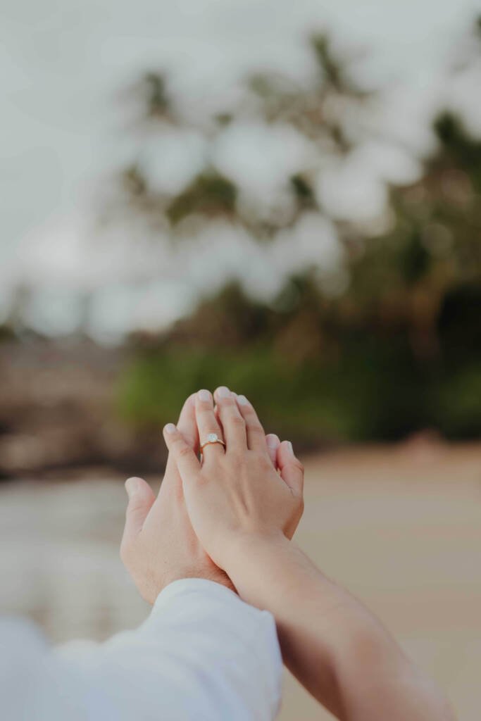 Maui Engagement Photos in Wailea