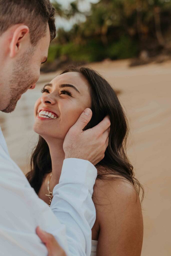 Maui Engagement Photos at sunset